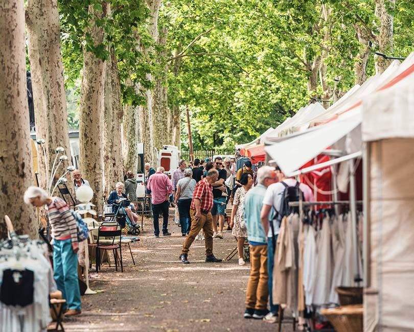 brocante des allées